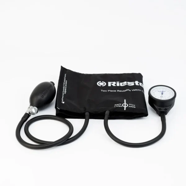 RIESTER Exacta Tensiometro aneroide d.mano c/brazalete velcro adulto de 2 tubos Exacta 1350