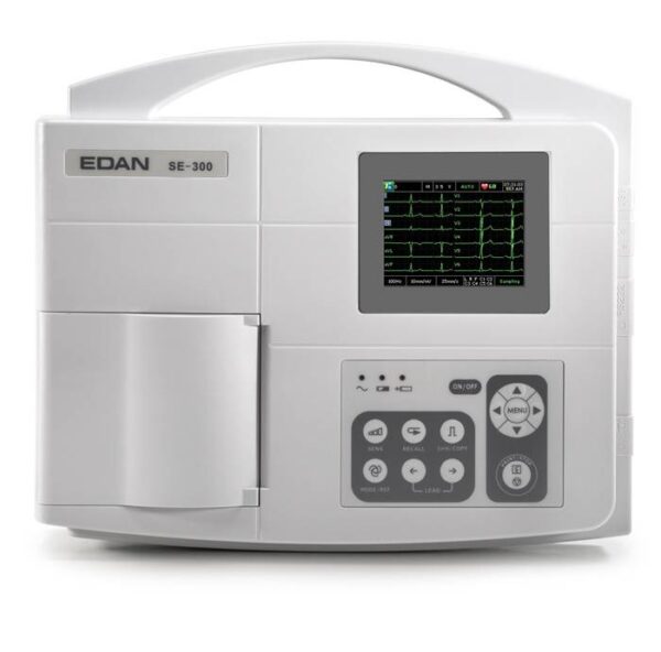 EDAN SE-300B Electrocardiografo 3 canales, interpretativo 80mm USB