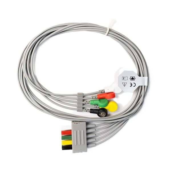 EDAN 01.13.036627 Ramal ECG por 05 piezas tipo broche adulto/pediatrico para cable troncal IEC